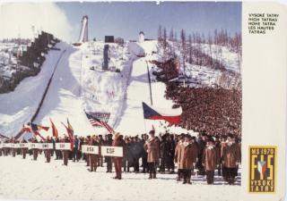 Pohlednice  -  Vysoké Tatry, MS FIS, 1970