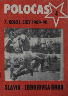 Poločas, Slavia IPS v. Zbrojovka Brno, 1989-90 (4)