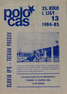 POLOČAS SLAVIA IPS    vs. Tatran Prešov 1984 85