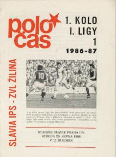 POLOČAS SLAVIA IPS - ZVL ŽILINA, 1986/1987