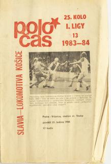 Poločas Slavia - Lokomotiva Košice, 1983 - 84