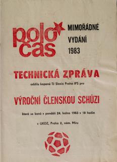 POLOČAS SLAVIA - mimořádné vydání 1983 II