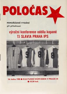 POLOČAS SLAVIA - mimořádné vydání 1987