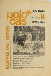 Poločas Slavia Praha IPS  vs. INTER Bratislava 1978 79