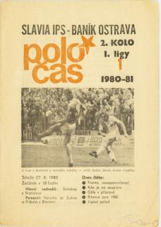 Poločas Slavia Praha vs. Baník Ostrava 1980 81