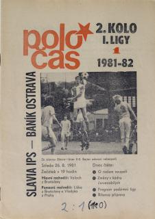 Poločas Slavia Praha vs. Baník Ostrava 1981 82