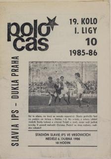 Poločas Slavia Praha vs. Dukla Praha, 1985-86