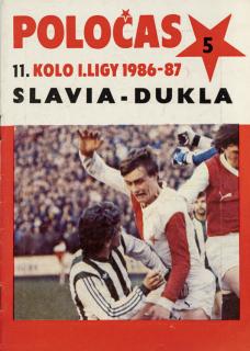Poločas Slavia Praha vs. Dukla Praha, 1986-87