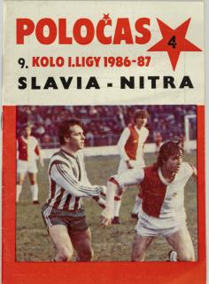 POLOČAS SLAVIA Praha vs. FC Nitra 1986 87 ( 4 )