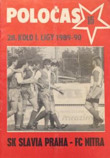 Poločas Slavia Praha vs. FC Nitra 1989 90 ( 15 )