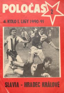 POLOČAS SLAVIA Praha vs. Hradec Králové 1990 91 ( 2 )