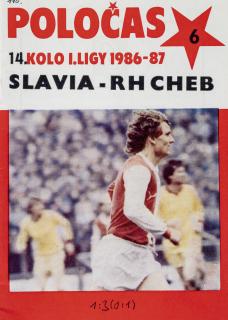 POLOČAS SLAVIA Praha vs. RH Cheb 1986 87