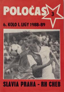 Poločas Slavia Praha vs. RH Cheb 1988 89