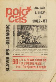 Poločas Slavia Praha vs. Sigma Olomouc, 1982-83