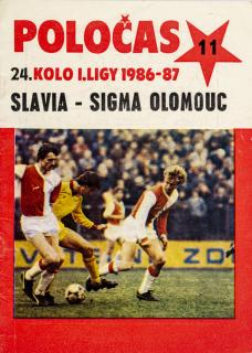 Poločas Slavia Praha vs. Sigma Olomouc, 1986-87