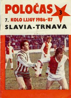 POLOČAS SLAVIA Praha vs. Spartak Trnava 1986 87