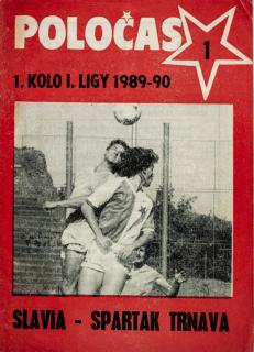 POLOČAS SLAVIA Praha vs. Spartak Trnava 1989 90