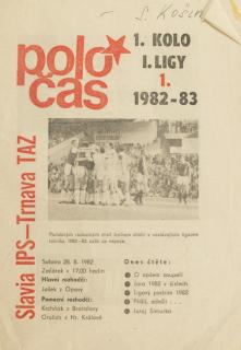 Poločas Slavia Praha vs. Trnava TAZ, 1982 83