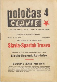 POLOČAS SLAVIA Praha vsSpartak Trnava 1965
