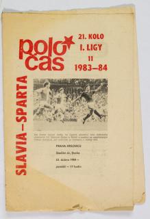 POLOČAS SLAVIA - SPARTA, 1983/1984