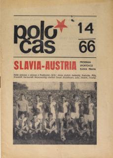 POLOČAS SLAVIA vs. AUSTRIA, Středoevropský pohár, 1966