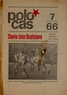 Poločas Slavia vs. Inter  Bratislava , 1966