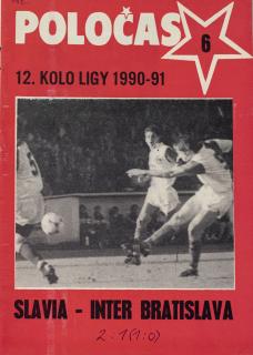 POLOČAS SLAVIA   vs. INTER Bratislava 1990 91