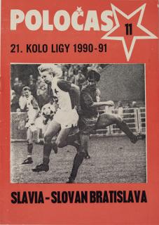 POLOČAS SLAVIA   vs. Slovan Bratislava 1990 91