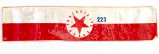 Pořadatelská páska SK Slavia Praha č.223