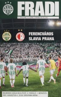 Porgram UEFA, CHL, Ferencvaros v. Slavia Praha, 2021