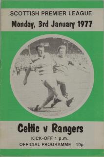 Program Celtic v. Rangers, 1977