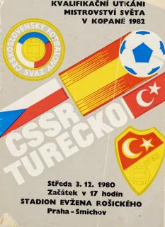 Program ČSSR vs. Turecko
