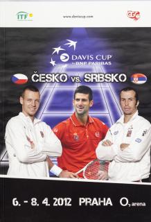 Program, Davis Cup , Česká republika v. Srbsko, 2012