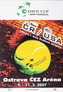 Program, Davis Cup . Czech Republic v USA, 2007