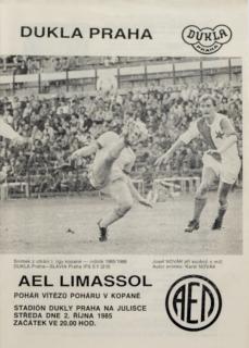 Program Dukla v. AEL Limassol, PVP 1985