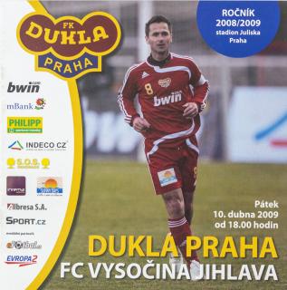 Program, FC Dukla Praha v. FC Vysočina Jihlava, 2009