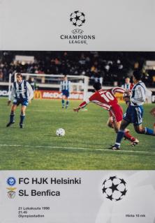 Program FC HJK Helsinky v. SL Benfica, 1998