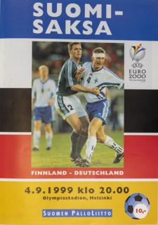 Program - Finland vs. Deutscheland, QEuro 2000, 1999