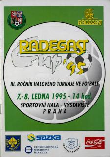 Program fotbal III. ročník halového turnaje, 1995