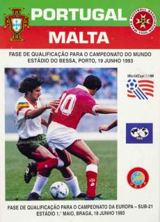 Program fotbal, Portugal v. Malta, 1993 WC 94