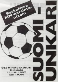 Program fotbal, SUOMI v. Unikari, 1997