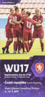 Program fotbal, WU17, ČR, 2017