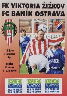 Program - fotbal Žižkov vs. Baník Ostrava, 20??