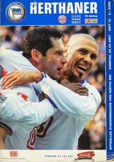 Program , Herthander, Herta BSC v. Bayern Munchen, 2006-2007