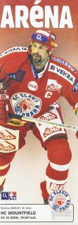 Program  hokej, Aréna, HC Slavia Praha v. HC Mountfield, 2006