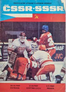 Program hokej  ČSSR v. SSSR, 1989