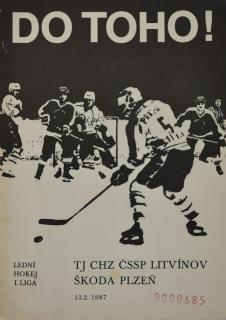 Program  hokej, DO TOHO!, Litvínov v. Škoda Plzeň 1987 II