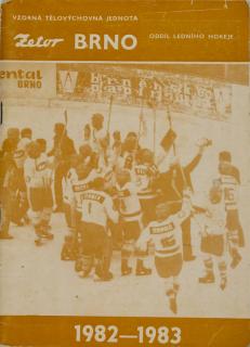 Program hokej, Zetor Brno - sezona 1982-1983