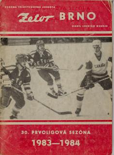 Program hokej, Zetor Brno - sezona 1983-1984