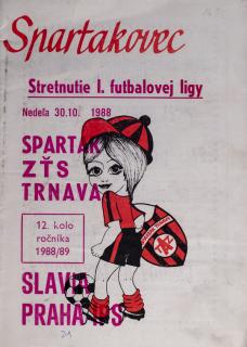 Program k utkání TRNAVA vs. Slavia Praha, Spartakovec
